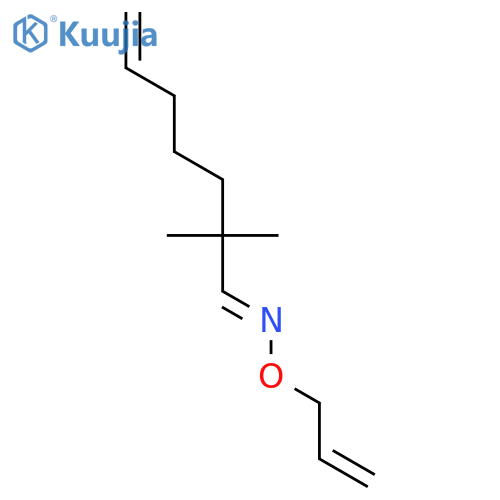 6-Heptenal, 2,2-dimethyl-, O-2-propenyloxime structure