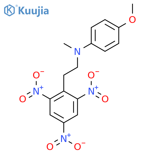BENZENEETHANAMINE, N-(4-METHOXYPHENYL)-N-METHYL-2,4,6-TRINITRO- structure