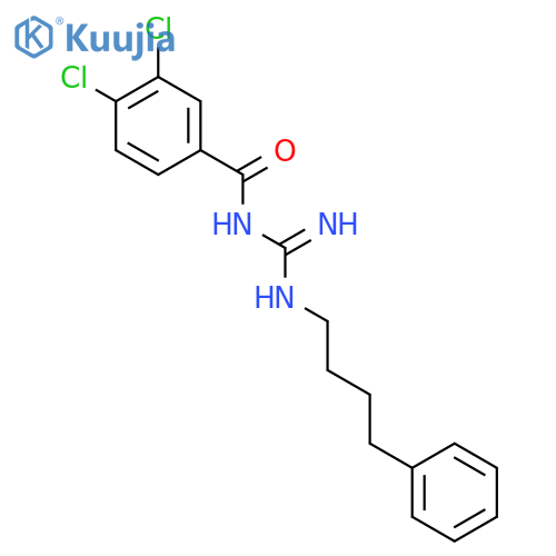 Benzamide, 3,4-dichloro-N-[imino[(4-phenylbutyl)amino]methyl]- structure