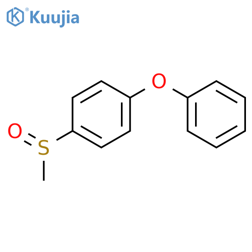 Benzene, 1-(methylsulfinyl)-4-phenoxy- structure