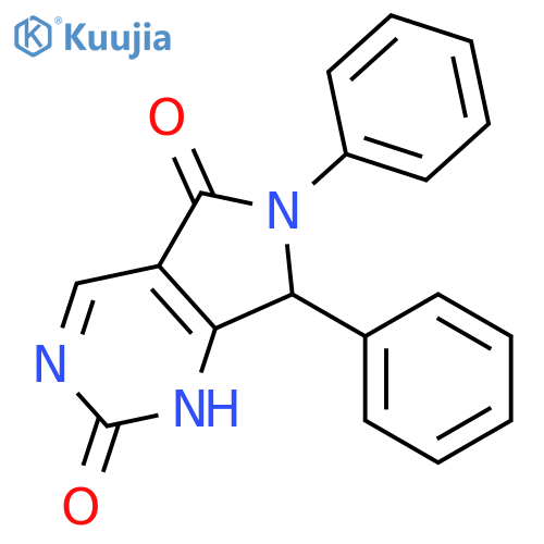1H-Pyrrolo[3,4-d]pyrimidine-2,5-dione, 6,7-dihydro-6,7-diphenyl- structure