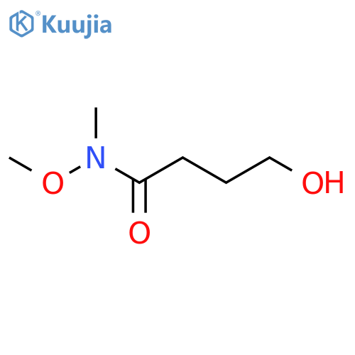 BUTANAMIDE, 4-HYDROXY-N-METHOXY-N-METHYL- structure