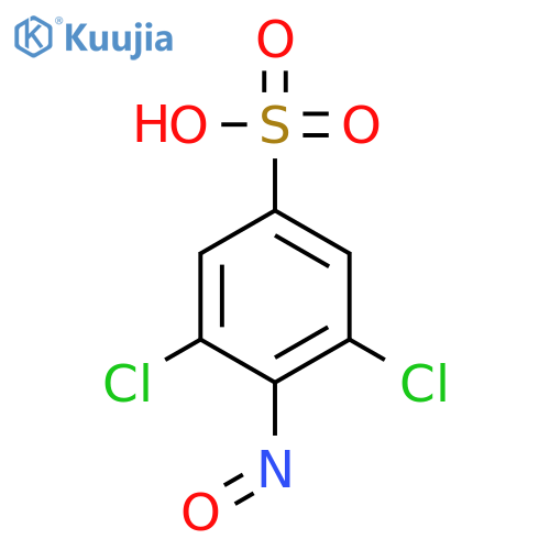 BENZENESULFONIC ACID, 3,5-DICHLORO-4-NITROSO- structure