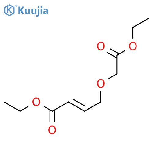2-Butenoic acid, 4-(2-ethoxy-2-oxoethoxy)-, ethyl ester, (2E)- structure