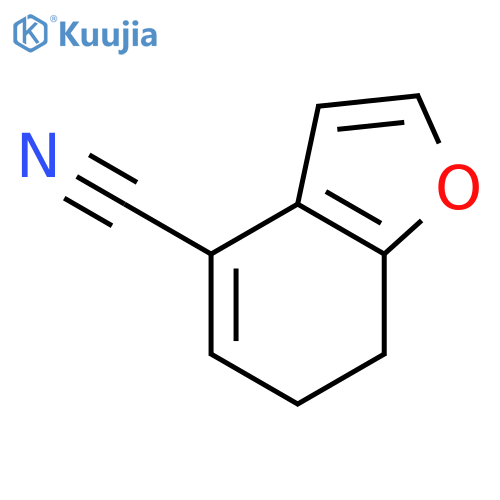 4-Benzofurancarbonitrile, 6,7-dihydro- structure