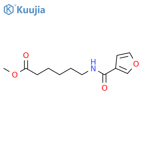 HEXANOIC ACID, 6-[(3-FURANYLCARBONYL)AMINO]-, METHYL ESTER structure