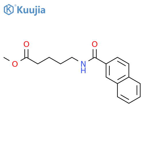 PENTANOIC ACID, 5-[(2-NAPHTHALENYLCARBONYL)AMINO]-, METHYL ESTER structure