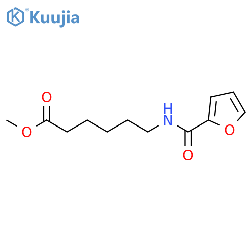 HEXANOIC ACID, 6-[(2-FURANYLCARBONYL)AMINO]-, METHYL ESTER structure