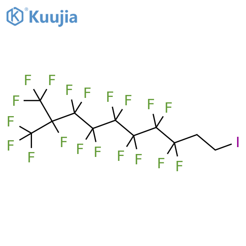 Decane,1,1,1,2,3,3,4,4,5,5,6,6,7,7,8,8-hexadecafluoro-10-iodo-2-(trifluoromethyl)- structure