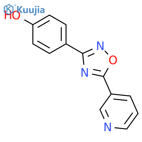 4-5-(Pyridin-3-yl)-1,2,4-oxadiazol-3-ylphenol structure
