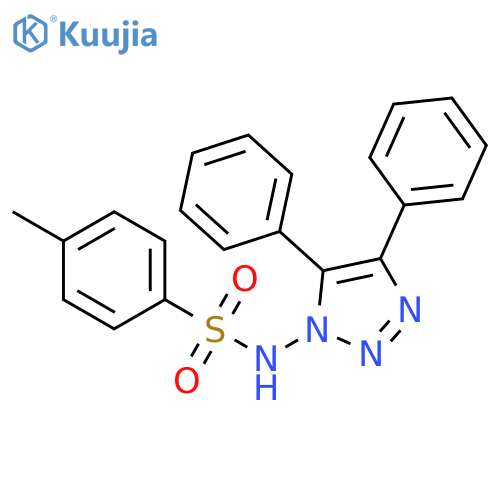 N-(4,5-Diphenyl-1H-1,2,3-triazol-1-yl)-4-methylbenzene-1-sulfonamide structure
