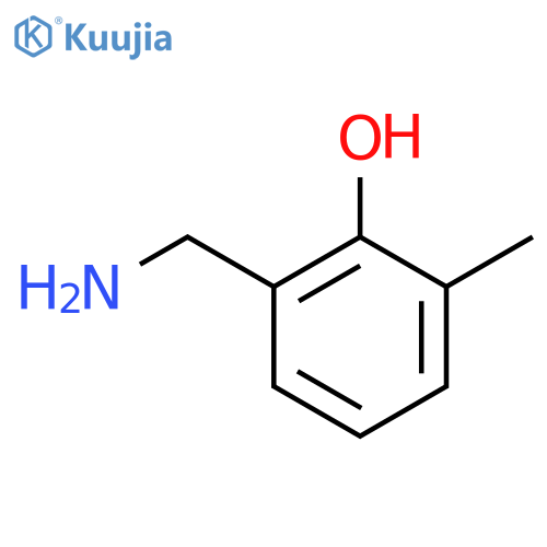 2-(Aminomethyl)-6-methylphenol structure