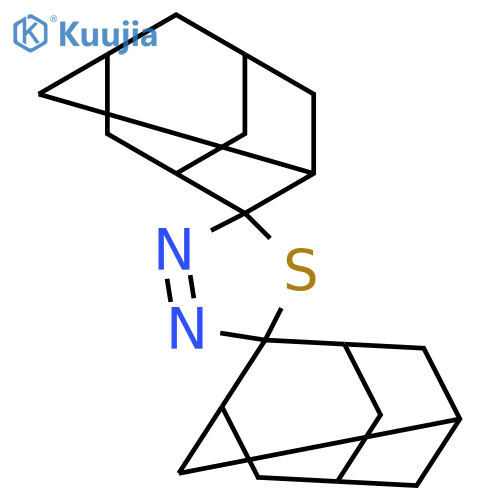 DISPIRO[TRICYCLO[3.3.1.13,7]DECANE-2,2'(5'H)-[1,3,4]THIADIAZOLE-5',2''-TRICYCLO[3.3.1.13,7]DECANE] structure