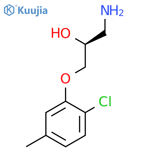 2-PROPANOL, 1-AMINO-3-(2-CHLORO-5-METHYLPHENOXY)-, (2S)- structure