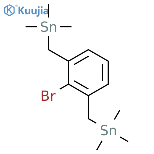 STANNANE, [(2-BROMO-1,3-PHENYLENE)BIS(METHYLENE)]BIS[TRIMETHYL- structure