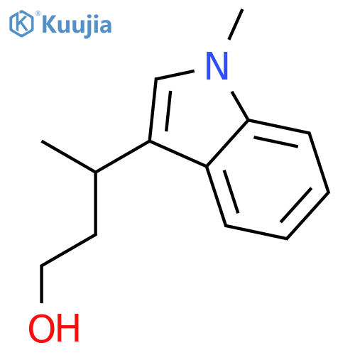 (3s)-3-(1-methylindol-3-yl)butan-1-ol structure