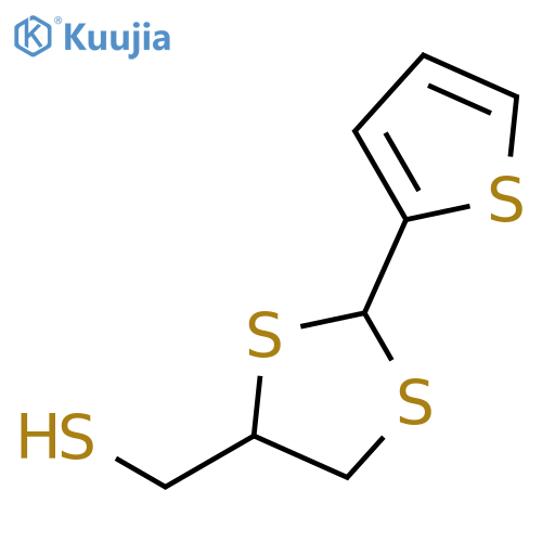 1,3-DITHIOLANE-4-METHANETHIOL, 2-(2-THIENYL)- structure