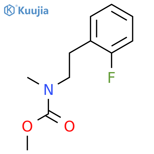 Carbamic acid, [2-(2-fluorophenyl)ethyl]methyl-, methyl ester structure