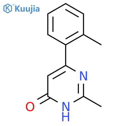 2-Methyl-6-(o-tolyl)pyrimidin-4-ol structure