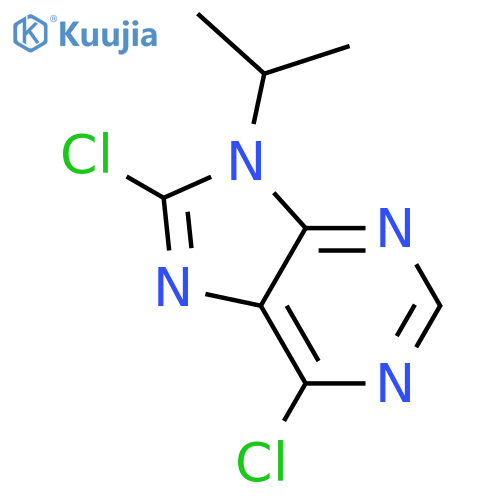 9H-Purine, 6,8-dichloro-9-(1-methylethyl)- structure