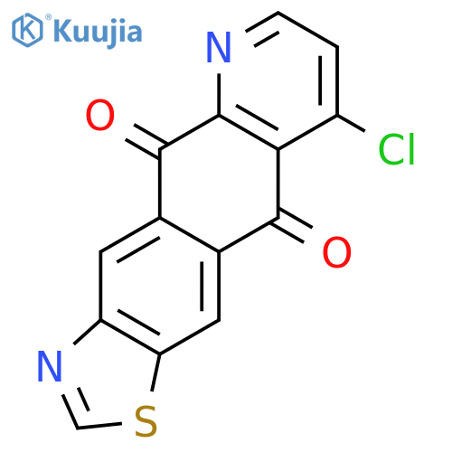 BENZOTHIAZOLO[6,5-G]QUINOLINE-5,10-DIONE, 9-CHLORO- structure