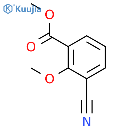 Methyl 3-cyano-2-methoxybenzoate structure