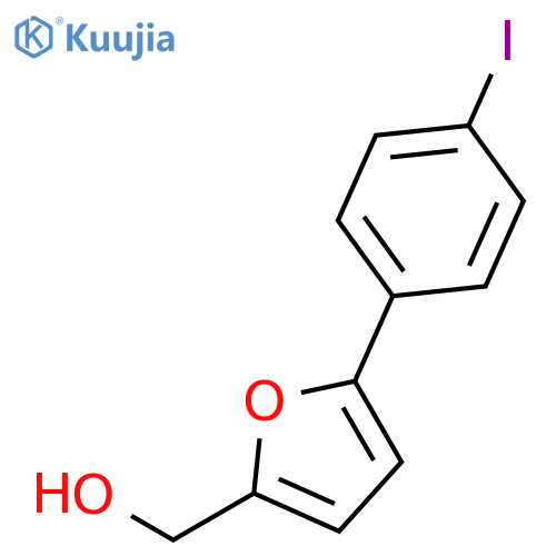 2-FURANMETHANOL, 5-(4-IODOPHENYL)- structure