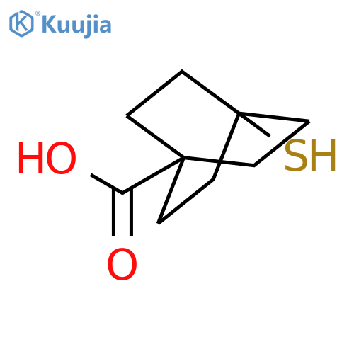 BICYCLO[2.2.2]OCTANE-1-CARBOXYLIC ACID, 4-MERCAPTO- structure