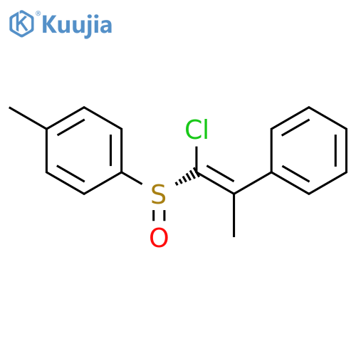 Benzene, 1-[(R)-[(1Z)-1-chloro-2-phenyl-1-propenyl]sulfinyl]-4-methyl- structure
