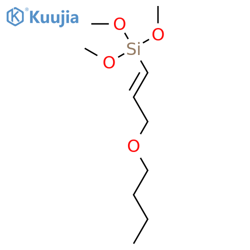 Silane, [(1E)-3-butoxy-1-propenyl]trimethoxy- structure