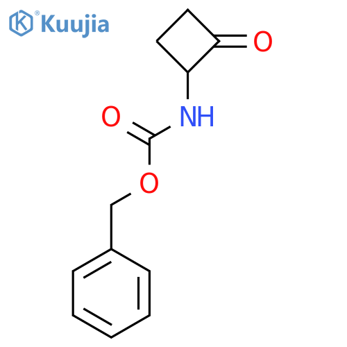 Benzyl N-(2-oxocyclobutyl)carbamate structure