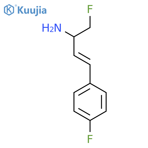 3-Buten-2-amine, 1-fluoro-4-(4-fluorophenyl)-, (3E)- structure