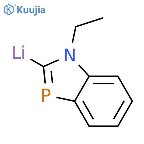 Lithium, (1-ethyl-1H-1,3-benzazaphosphol-2-yl)- structure