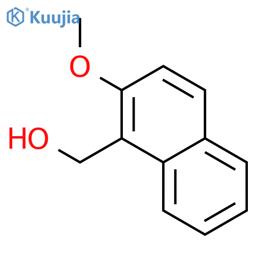 (2-methoxynaphthalen-1-yl)methanol structure