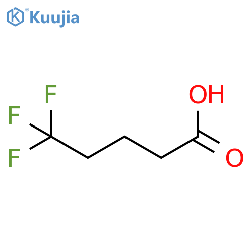 5,5,5-Trifluoropentanoic Acid structure