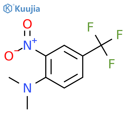 N,N-Dimethyl-2-nitro-4-(trifluoromethyl)aniline structure