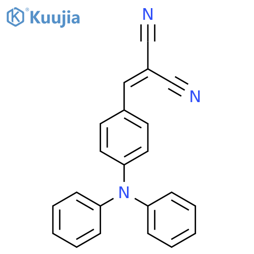 [4-(Diphenylamino)benzylidene]propanedinitrile structure