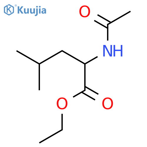 (S)-Ethyl 2-acetamido-4-methylpentanoate structure