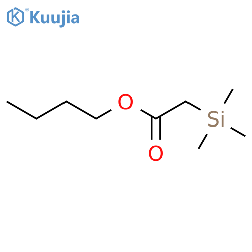 ACETIC ACID, (TRIMETHYLSILYL)-, BUTYL ESTER structure