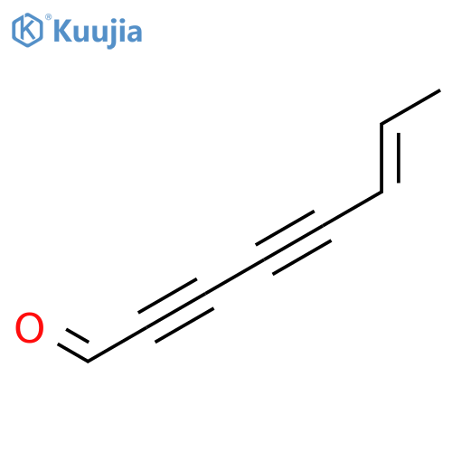 6-Octene-2,4-diynal, (E)- structure
