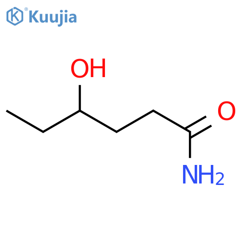 HEXANAMIDE, 4-HYDROXY- structure