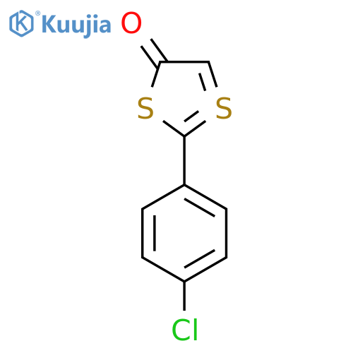 2-(4-Chlorophenyl)-1,3-dithiol-1-ium-4-olate structure