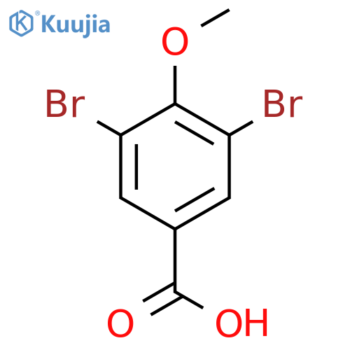 3,5-Dibromo-4-methoxybenzoic acid structure