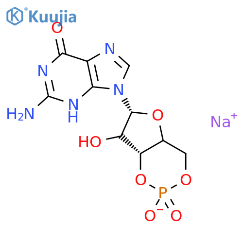 Guanosine 3’,5’-Cyclic Monophosphate Sodium Salt structure