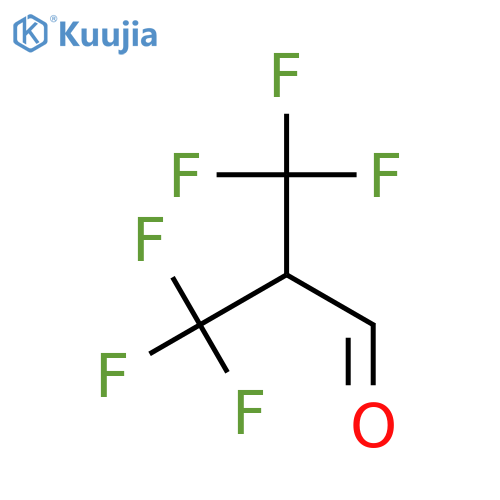3,3,3-trifluoro-2-(trifluoromethyl)propanal structure