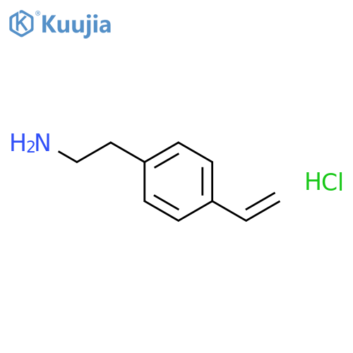2-(4-ethenylphenyl)ethan-1-amine hydrochloride structure
