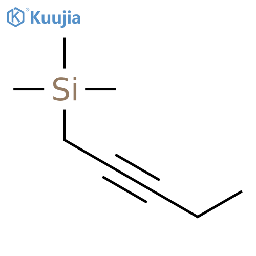 SILANE, TRIMETHYL-2-PENTYNYL- structure