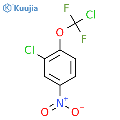 2-Chloro-1-[chloro(difluoro)methoxy]-4-nitrobenzene structure