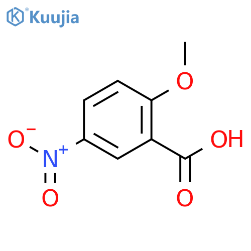 2-Methoxy-5-nitrobenzoic acid structure