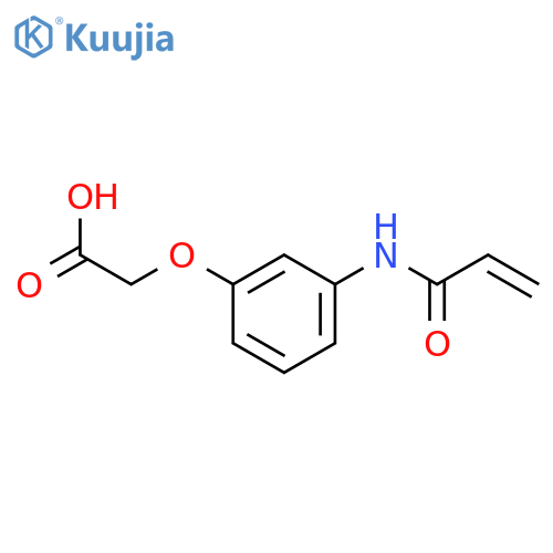 ACETIC ACID, [3-[(1-OXO-2-PROPENYL)AMINO]PHENOXY]- structure